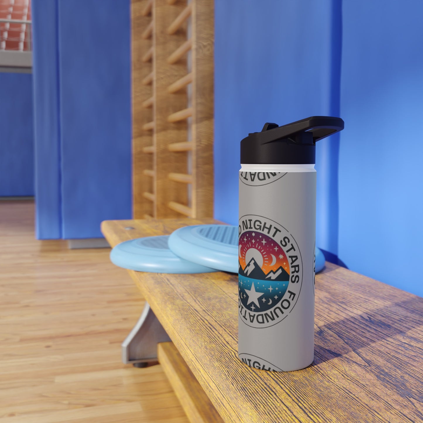 A Stainless-Steel Water Bottle, Standard Lid