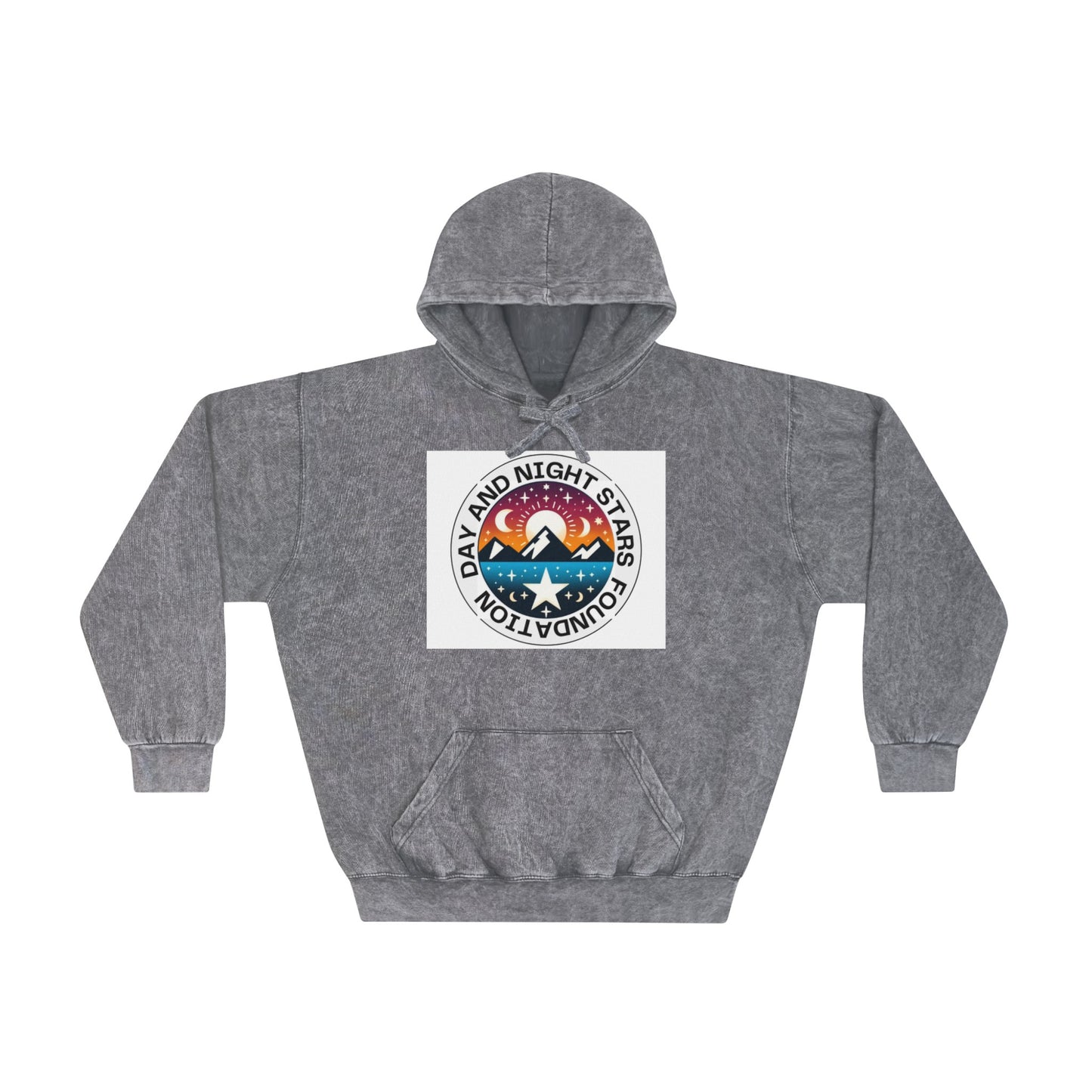 A unisex Mineral Wash Hoodie