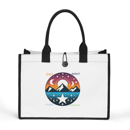 A standard All-Over Print Canvas Tote Bag（2 layers）