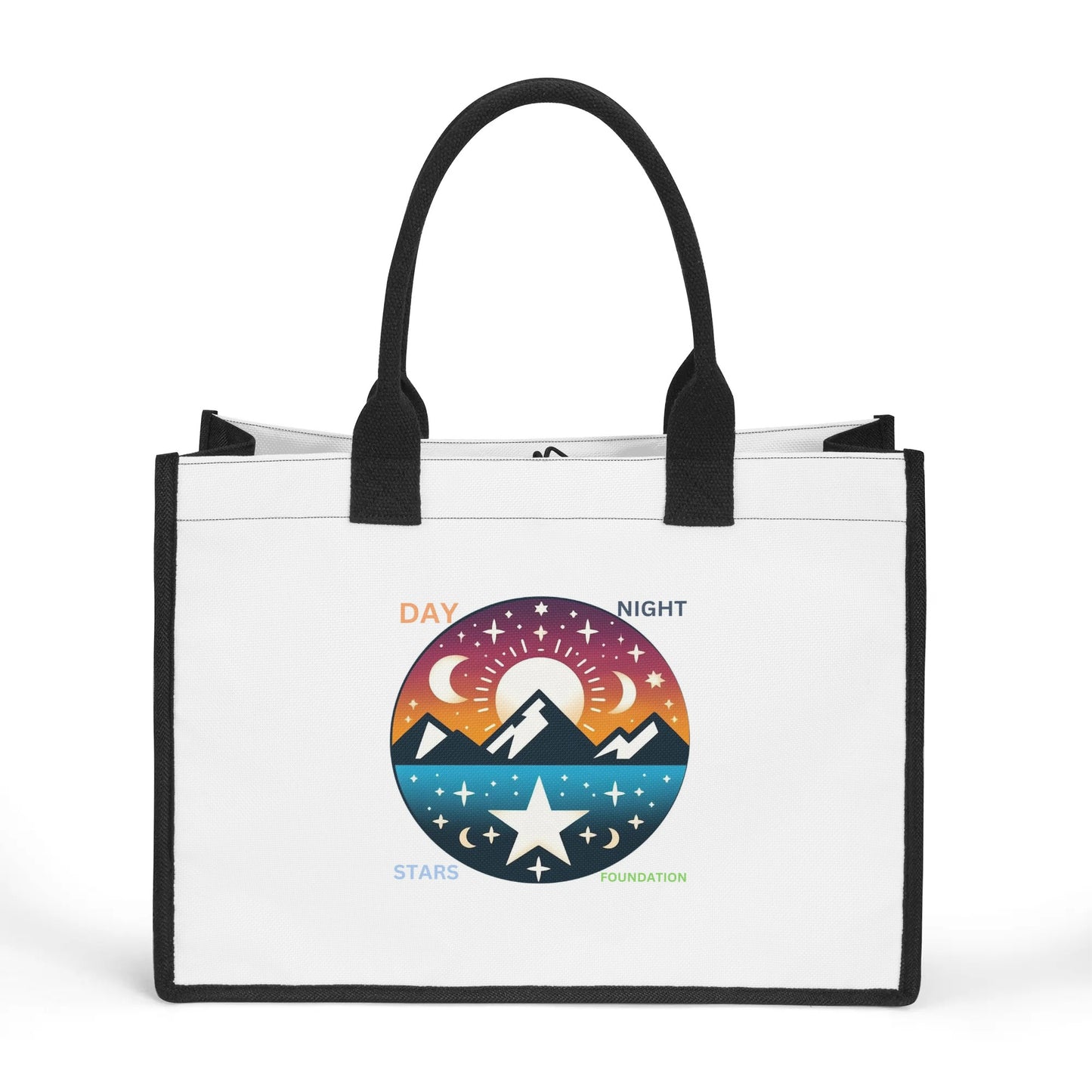 A standard All-Over Print Canvas Tote Bag（2 layers）