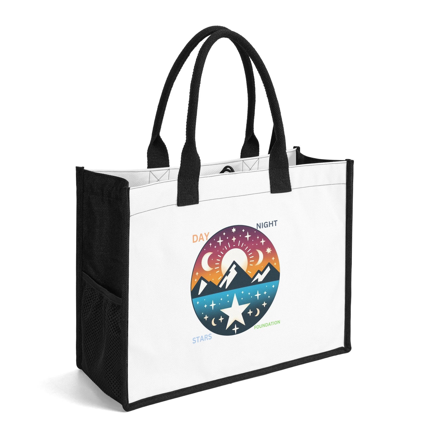 A standard All-Over Print Canvas Tote Bag（2 layers）