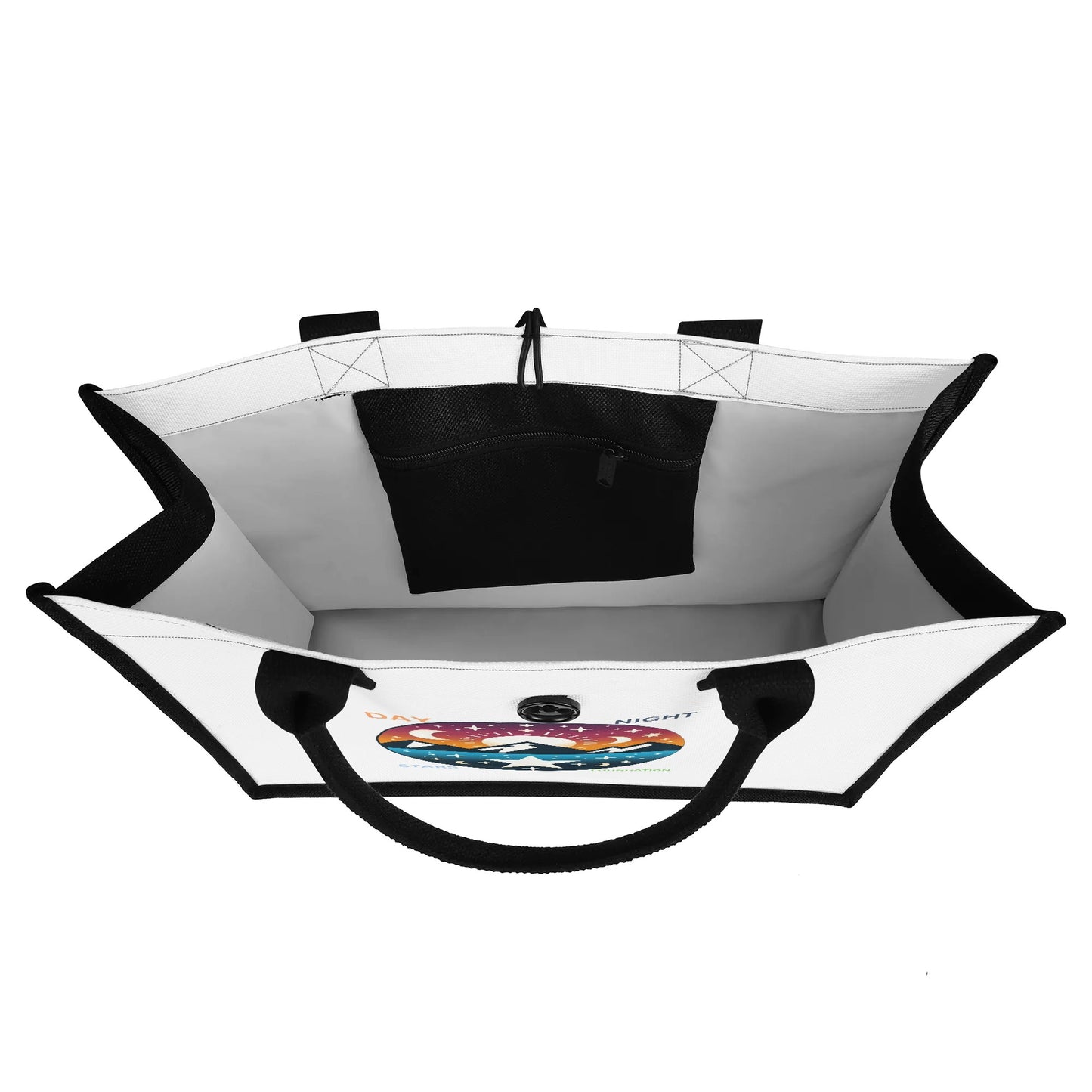 A standard All-Over Print Canvas Tote Bag（2 layers）