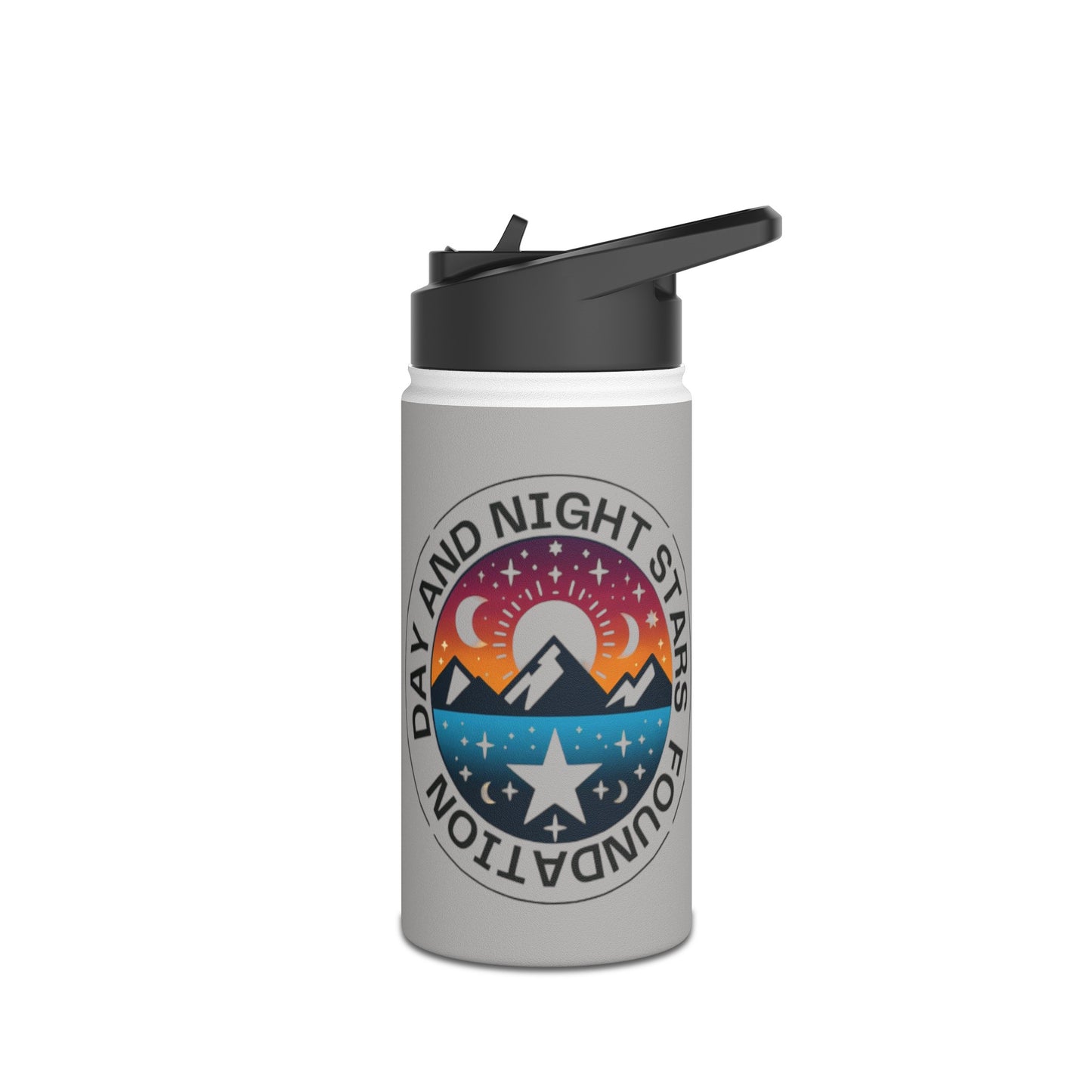 A Stainless-Steel Water Bottle, Standard Lid