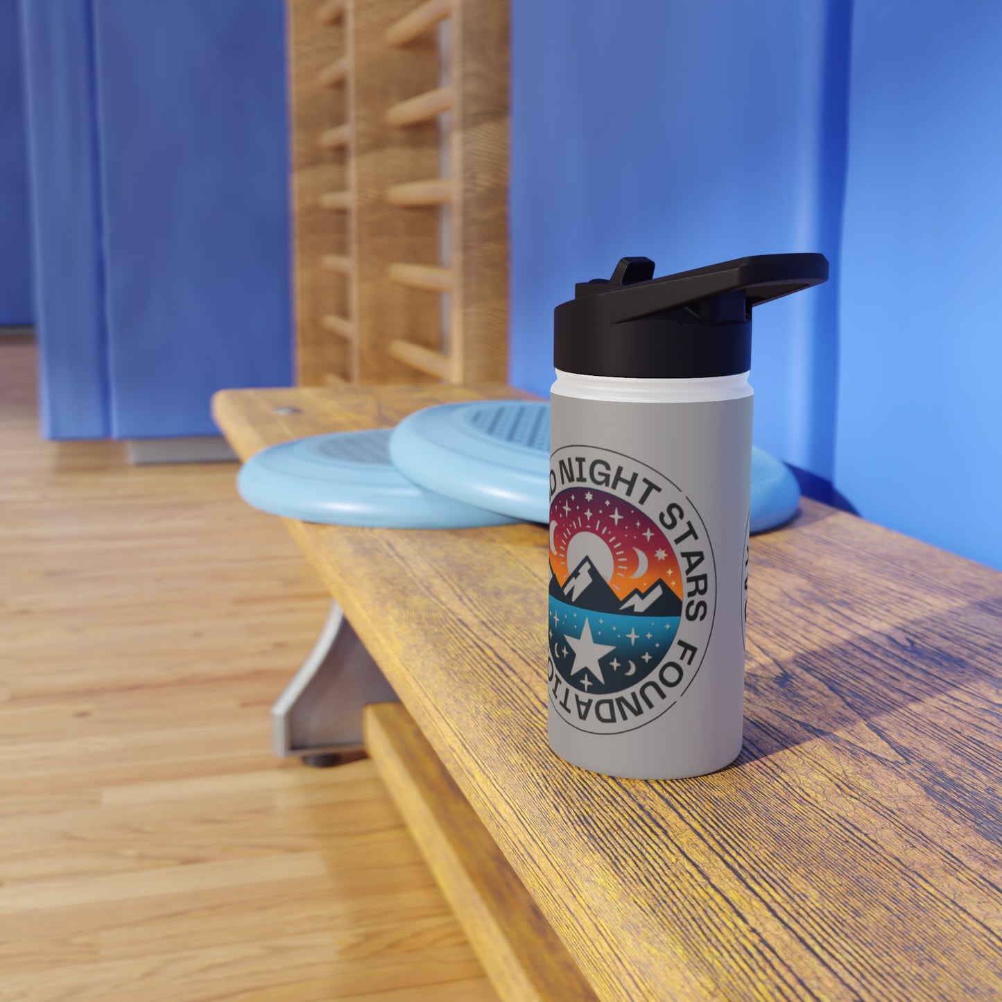 A Stainless-Steel Water Bottle, Standard Lid