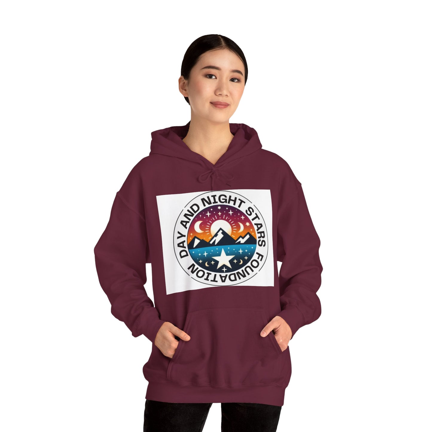 A unisex Heavy Blend™ Hooded Sweatshirt